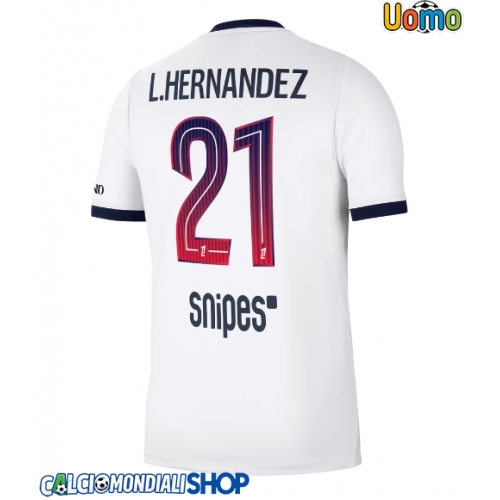 Maglie da calcio Paris Saint-Germain Lucas Hernandez #21 Seconda Maglia 2026-27 Manica Corta